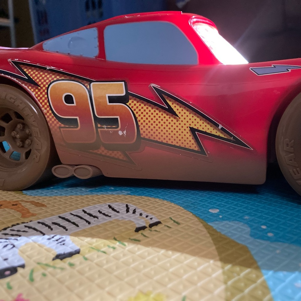 Talking Lightning McQueen 🏎 RARE dirt track edition